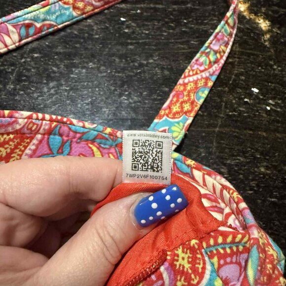 Vera Bradley Glenna Shoulder Bag in Retired Print Paisley in Paradise EUC - Picture 3 of 16